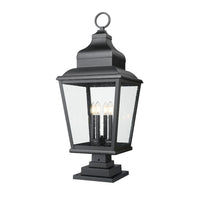 Raphael 4-Light Outdoor Pier Mounted Fixture