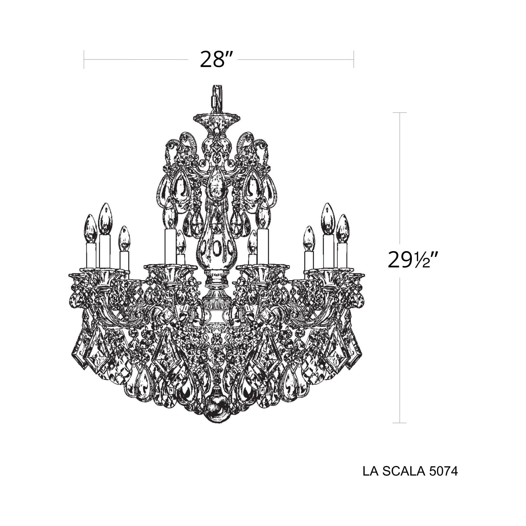 La Scala 10-Light Chandelier