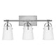 Foster Medium Three Light Vanity