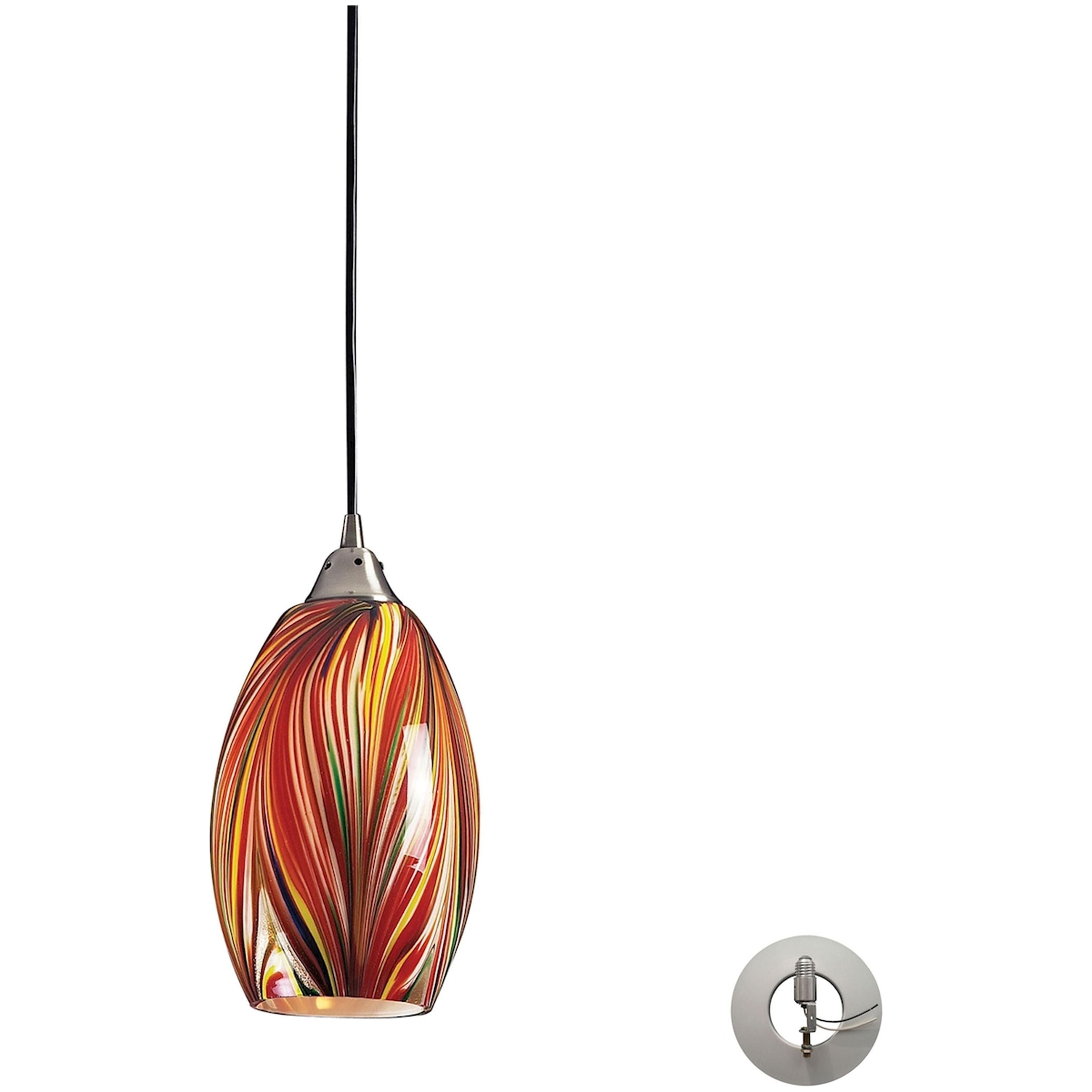 Mulinello 6" Wide 1-Light Pendant