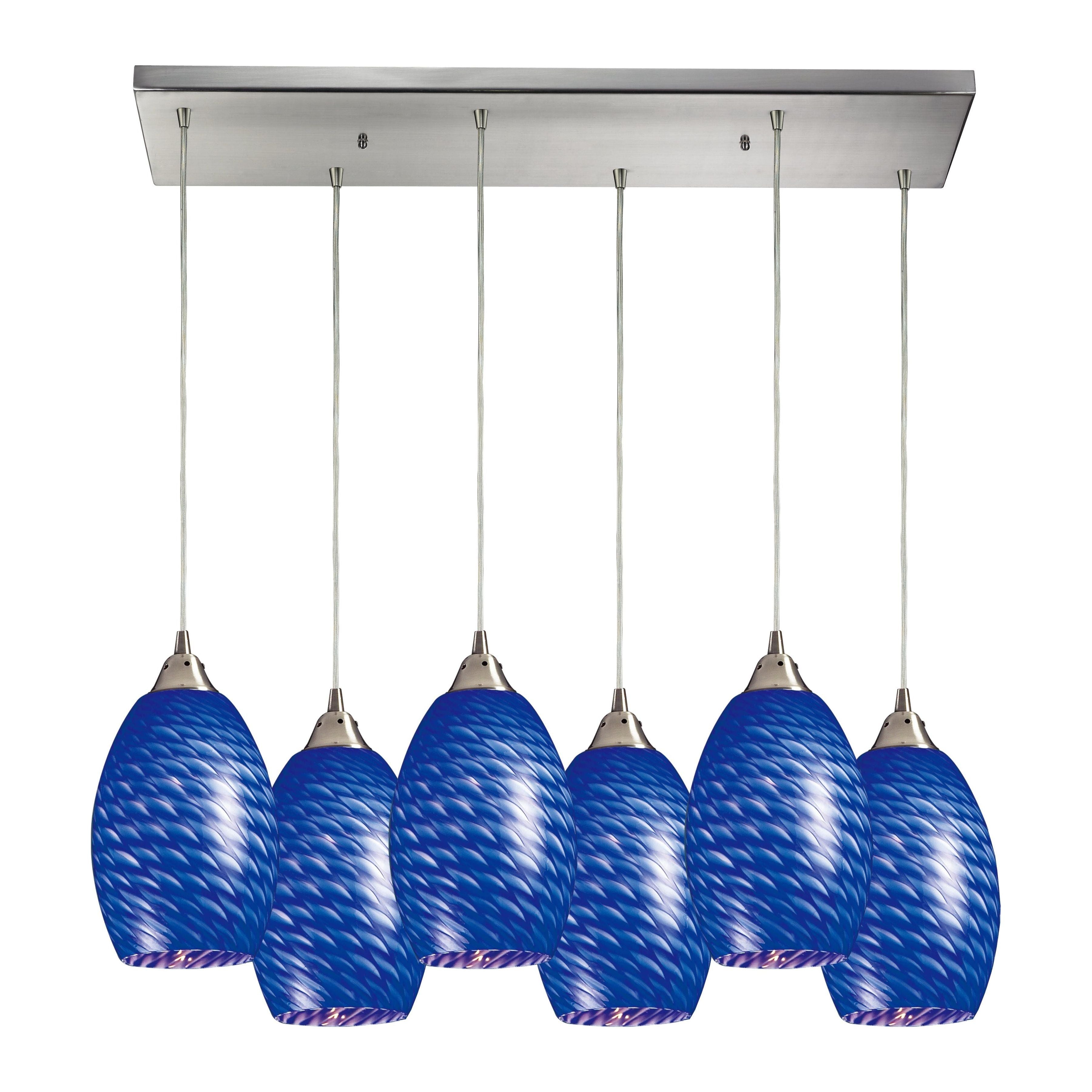 Mulinello 30" Wide 6-Light Pendant