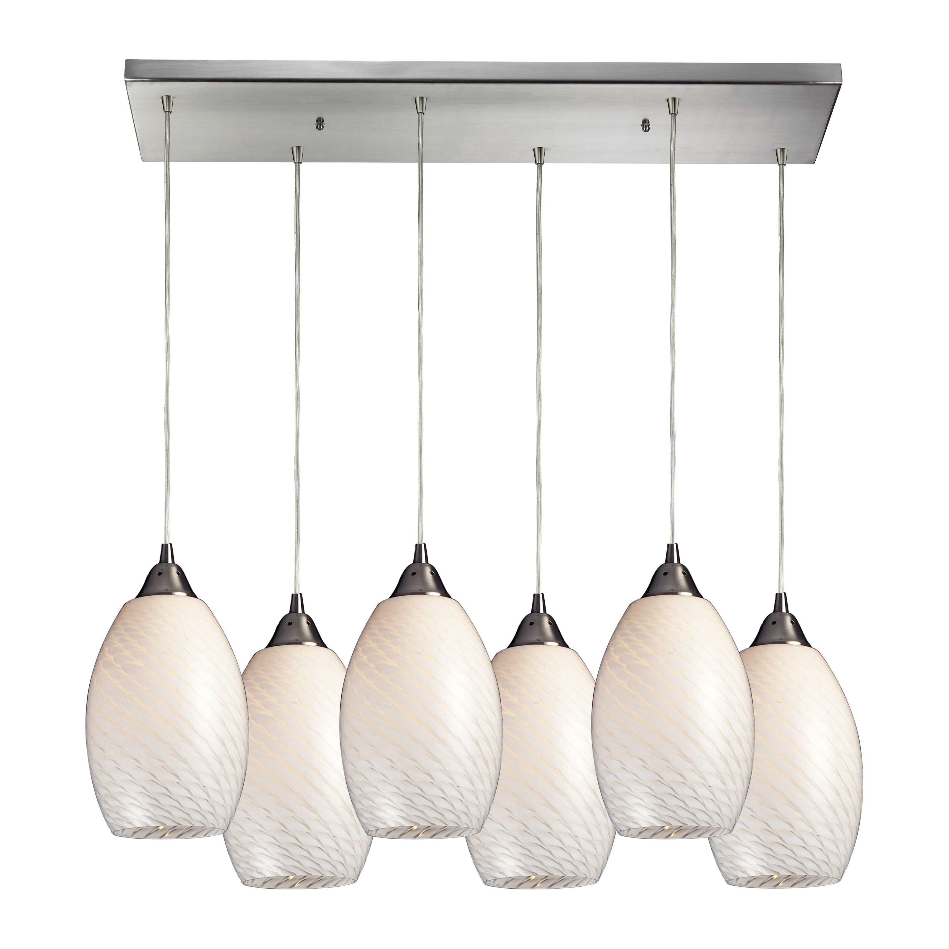 Mulinello 30" Wide 6-Light Pendant