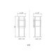 Luca 2-Light 24" Outdoor Wall Light