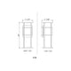 Luca 2-Light 18" Outdoor Wall Light