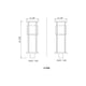 Luca 1-Light 27.75" Outdoor Post Mount Fixture