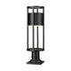 Luca 1-Light 23.75" Outdoor Pier Mounted Fixture