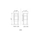 Luca 2-Light 12" Outdoor Wall Light