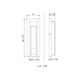 Keaton 1-Light 20.25" Outdoor Wall Light