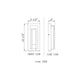 Keaton 1-Light 12.5" Outdoor Wall Light