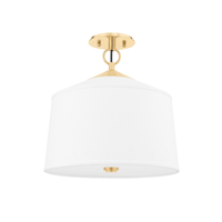 White Plains Semi Flush