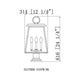 Broughton 4-Light Outdoor Pier Mounted Fixture