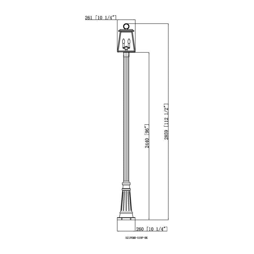 Broughton 2-Light Outdoor Post Mounted Fixture