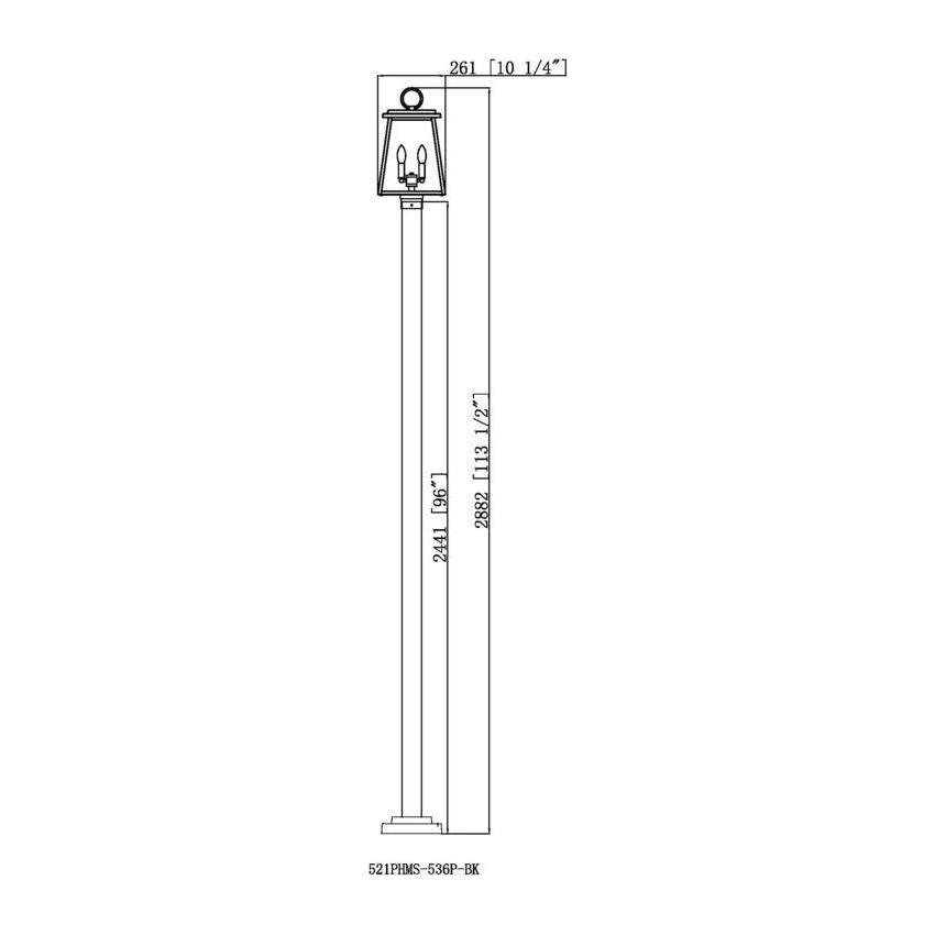 Broughton 2-Light Outdoor Post Mounted Fixture