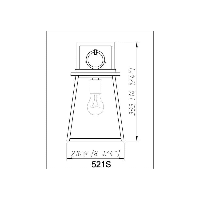 Broughton 1-Light Outdoor Wall Light