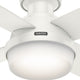 Dempsey Low Profile Fan with Light 52"