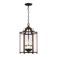 Bretton Three Light Semi-Flush Convertible Pendant