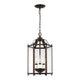 Bretton Three Light Semi-Flush Convertible Pendant