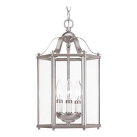 Bretton Three Light Semi-Flush Convertible Pendant