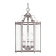 Bretton Three Light Semi-Flush Convertible Pendant