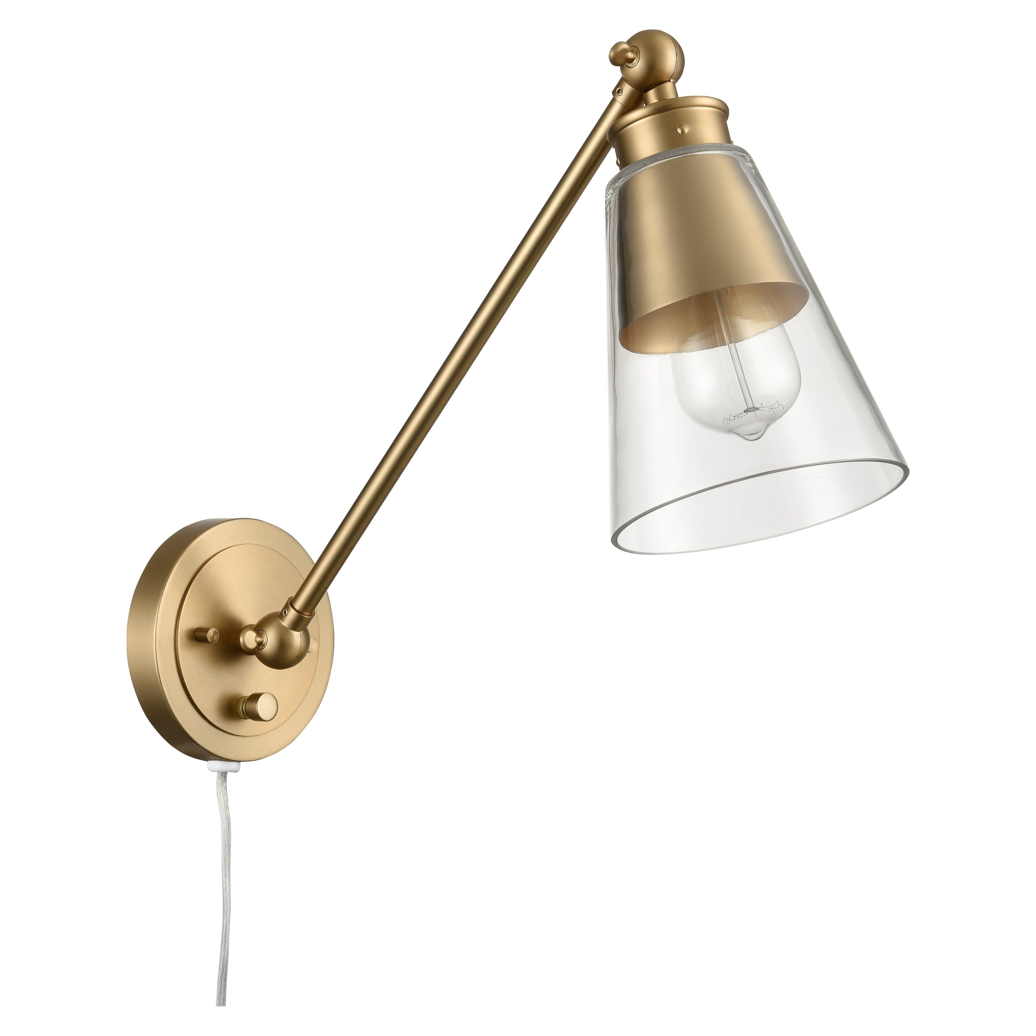 Albany 9.25" High 1-Light Swingarm Sconce