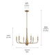 Kichler - Deela 28" 6-Light Chandelier - Lights Canada