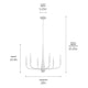 Kichler - Deela 28" 6-Light Chandelier - Lights Canada