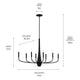 Kichler - Deela 41" 8-Light Oval Chandelier - Lights Canada