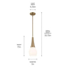 Kichler - Deela 17" 1-Light Pendant - Lights Canada