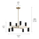 Kichler - Gala 36" 8-Light Chandelier - Lights Canada