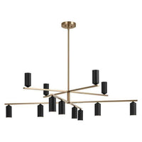 Gala 55.75" 12-Light Chandelier