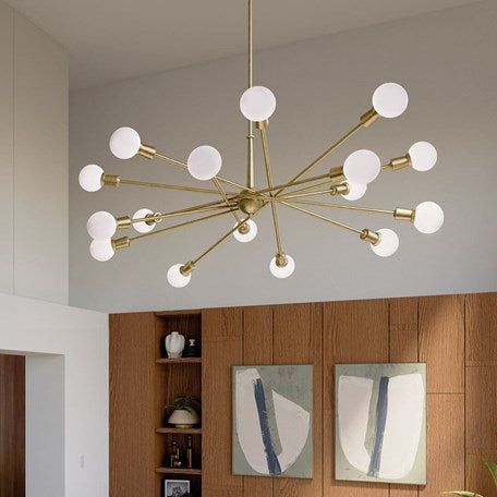 Armstrong 63" 16-Light Chandelier