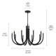 Kichler - Odensa 40.25" 10-Light Chandelier - Lights Canada