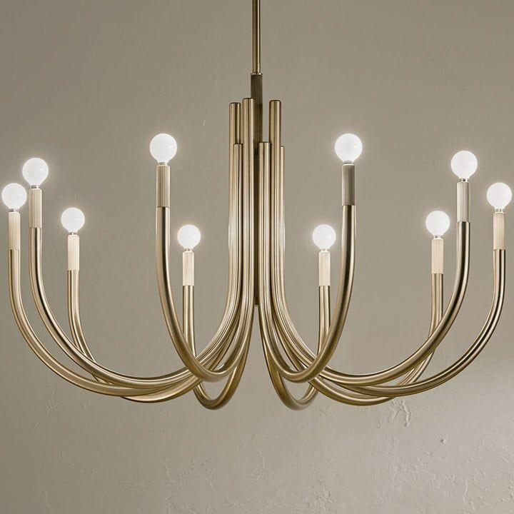 Kichler - Odensa 40.25" 10-Light Chandelier - Lights Canada