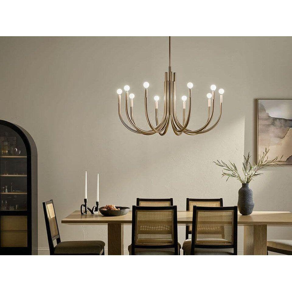 Kichler - Odensa 40.25" 10-Light Chandelier - Lights Canada