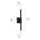 Kichler - Odensa 17" 2-Light Wall Sconce - Lights Canada