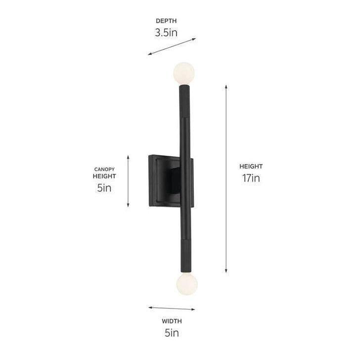 Kichler - Odensa 17" 2-Light Wall Sconce - Lights Canada