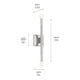 Kichler - Odensa 17" 2-Light Wall Sconce - Lights Canada