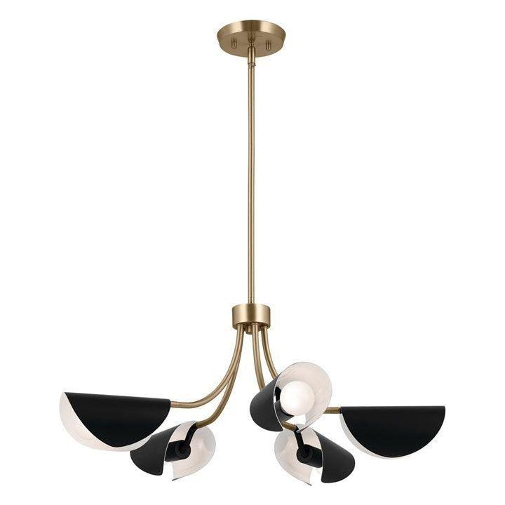 Kichler - Arcus 29.25" 5-Light Chandelier / Semi Flush Mount (Convertible) - Lights Canada