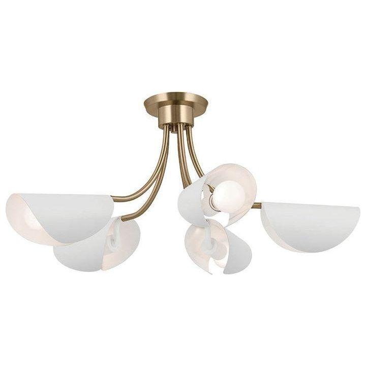 Kichler - Arcus 29.25" 5-Light Chandelier / Semi Flush Mount (Convertible) - Lights Canada