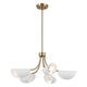 Kichler - Arcus 29.25" 5-Light Chandelier / Semi Flush Mount (Convertible) - Lights Canada