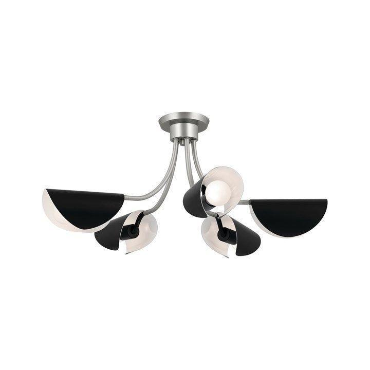 Kichler - Arcus 29.25" 5-Light Chandelier / Semi Flush Mount (Convertible) - Lights Canada