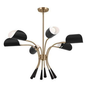 Kichler - Arcus 39.25" 6-Light Chandelier - Lights Canada