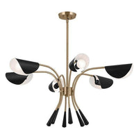 Arcus 39.25" 6-Light Chandelier