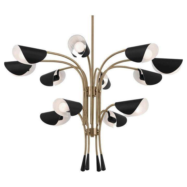 Kichler - Arcus 46.25" 12-Light Chandelier - Lights Canada