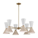 Kichler - Phix 38.75" 12-Light Chandelier - Lights Canada