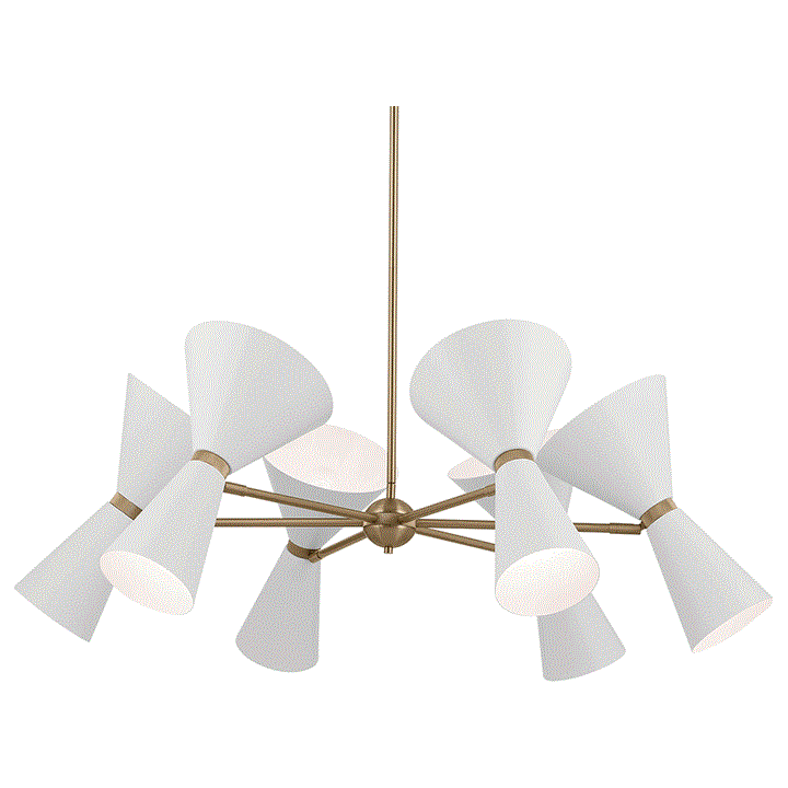 Kichler - Phix 38.75" 12-Light Chandelier - Lights Canada