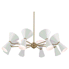 Kichler - Phix 48.75" 16-Light Chandelier - Lights Canada