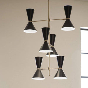 Kichler - Phix 50" 12-Light Foyer Chandelier - Lights Canada