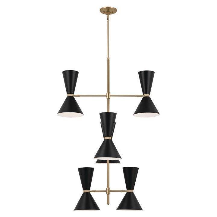 Kichler - Phix 50" 12-Light Foyer Chandelier - Lights Canada