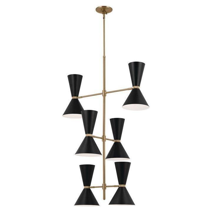 Kichler - Phix 50" 12-Light Foyer Chandelier - Lights Canada